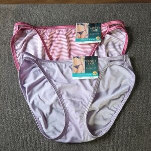 Vanity Fair Illumination String Bikini Panties Set Of 2 Size 6 M
